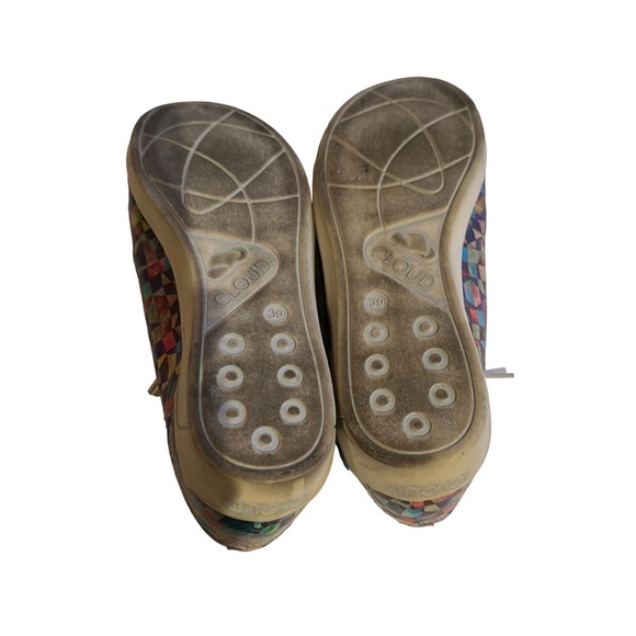 CLOUD FOOTWEAR geometric bright colored sneakers, 38 EU, VGC - Picture 8 of 10